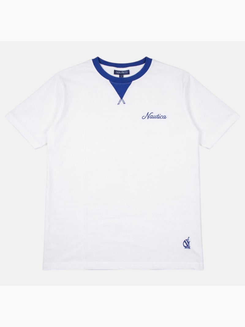 Nautica - T-shirt korte mouwen  heren Wit - Kiabi