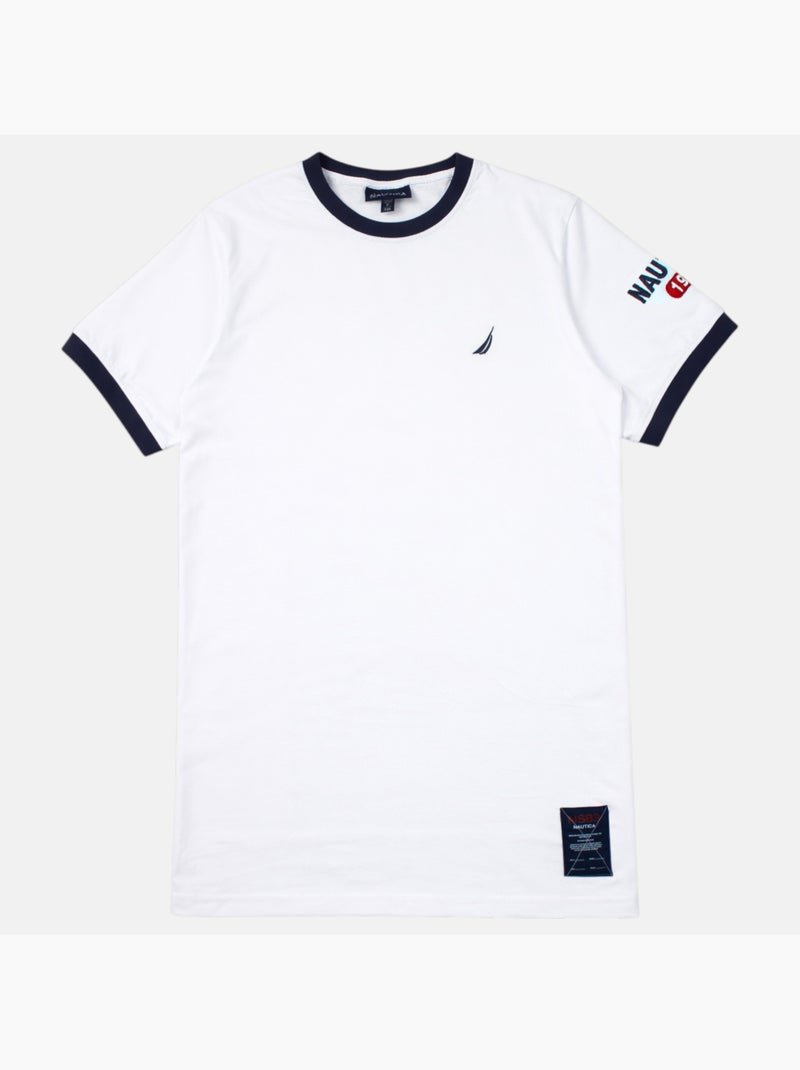 Nautica - T-shirt korte mouwen  heren Wit - Kiabi