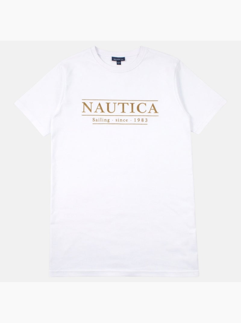 Nautica - T-shirt korte mouwen  heren Wit - Kiabi