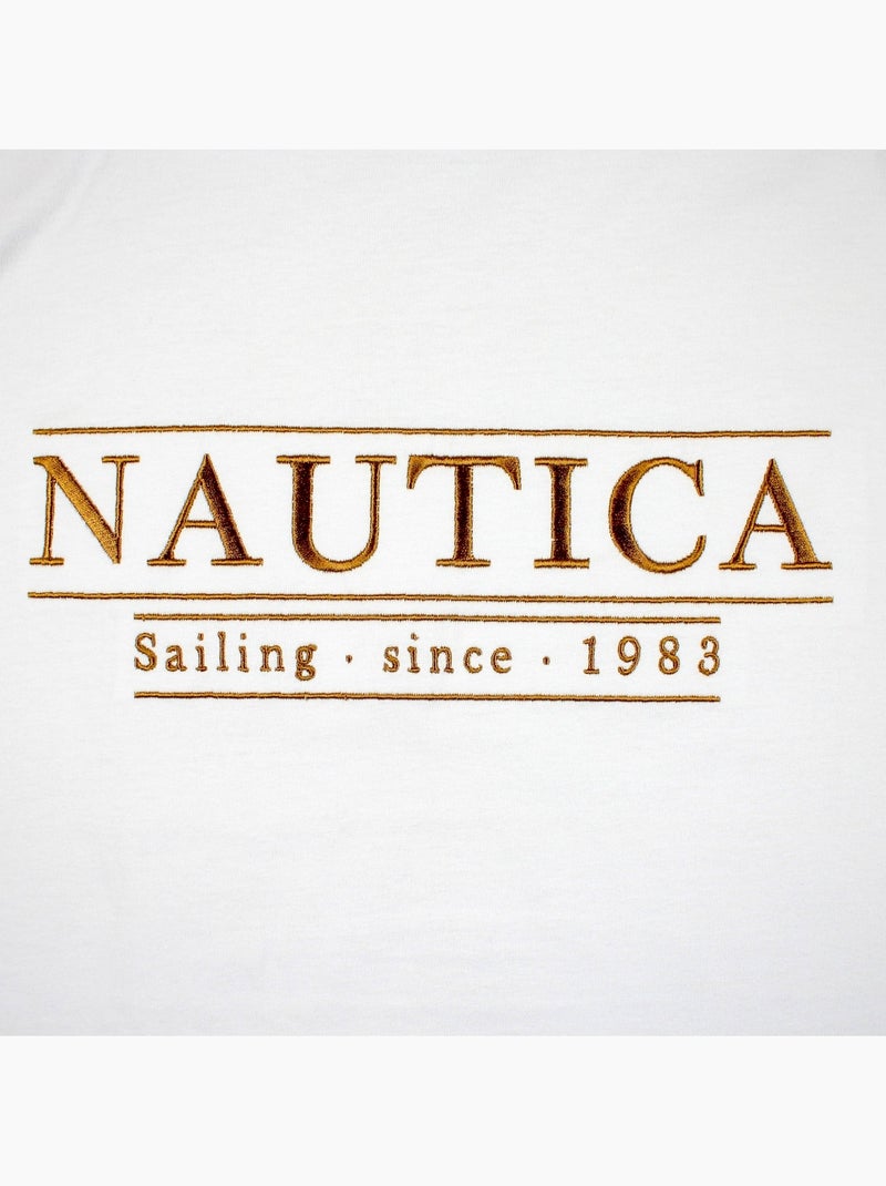 Nautica - T-shirt korte mouwen  heren Wit - Kiabi