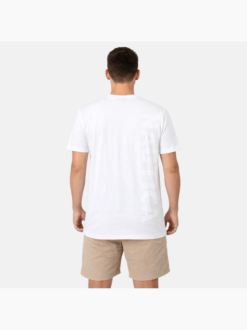 Nautica - T-shirt korte mouwen  heren Wit - Kiabi