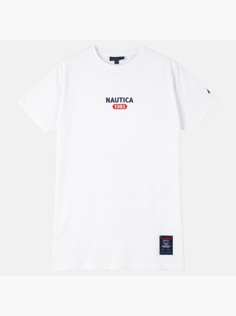 Nautica - T-shirt korte mouwen  heren Wit - Kiabi
