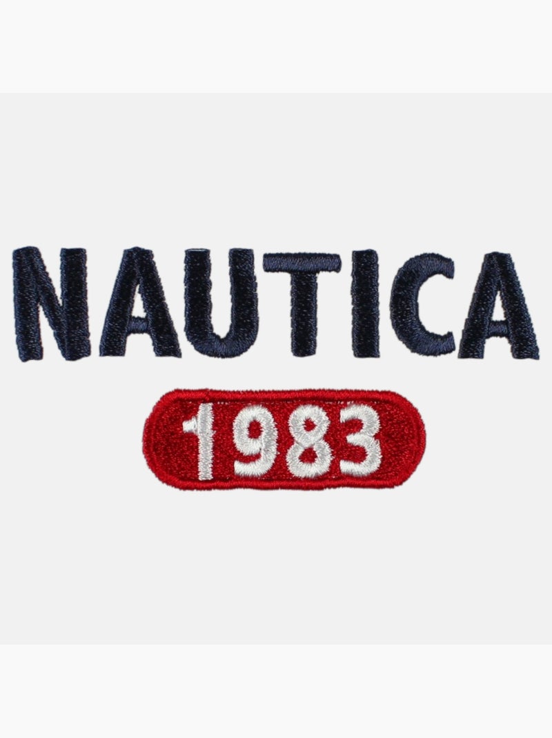 Nautica - t-shirt manches courtes, col rond Blanc - Kiabi