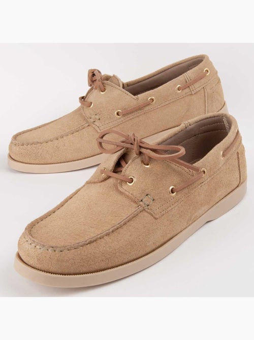 Nautique Cuir Naturel Purapiel - Kiabi Nautique Cuir Naturel Purapiel - Kiabi