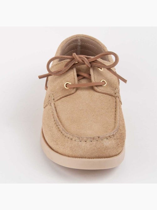 Nautique Cuir Naturel Purapiel - Kiabi Nautique Cuir Naturel Purapiel - Kiabi