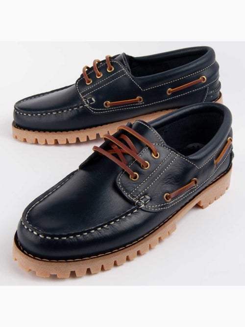 Nautique Cuir Naturel Purapiel - Kiabi Nautique Cuir Naturel Purapiel - Kiabi