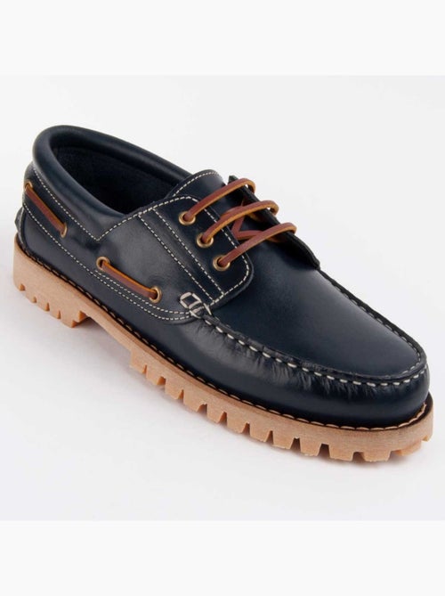 Nautique Cuir Naturel Purapiel - Kiabi Nautique Cuir Naturel Purapiel - Kiabi
