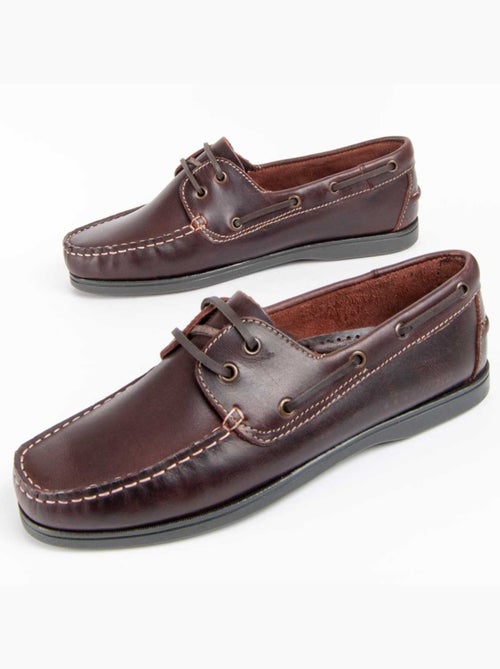 Nautique Cuir Naturel Purapiel - Kiabi Nautique Cuir Naturel Purapiel - Kiabi