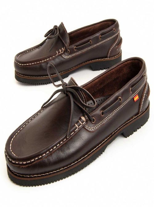 Nautique Cuir Naturel Purapiel - Kiabi Nautique Cuir Naturel Purapiel - Kiabi