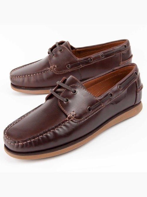Nautique Cuir Naturel Purapiel - Kiabi Nautique Cuir Naturel Purapiel - Kiabi