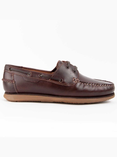 Nautique Cuir Naturel Purapiel - Kiabi Nautique Cuir Naturel Purapiel - Kiabi