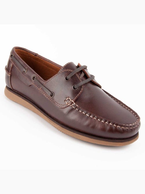 Nautique Cuir Naturel Purapiel - Kiabi Nautique Cuir Naturel Purapiel - Kiabi