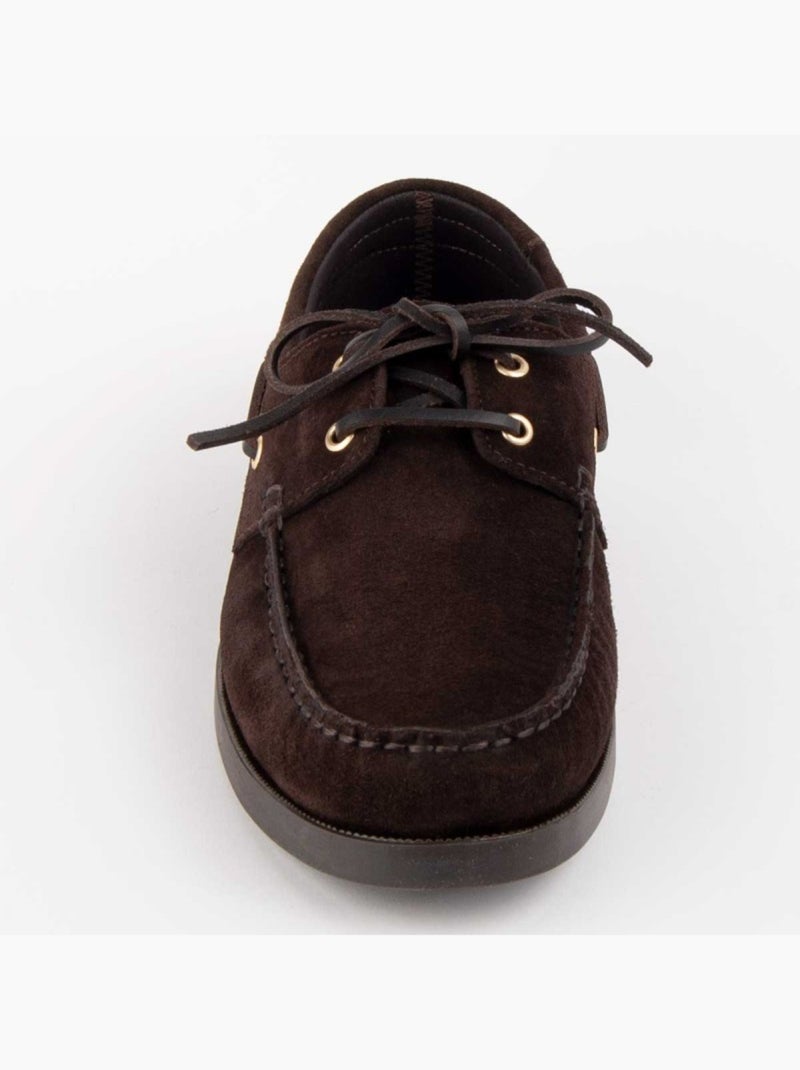 Nautique Cuir Naturel Purapiel Marron - Kiabi
