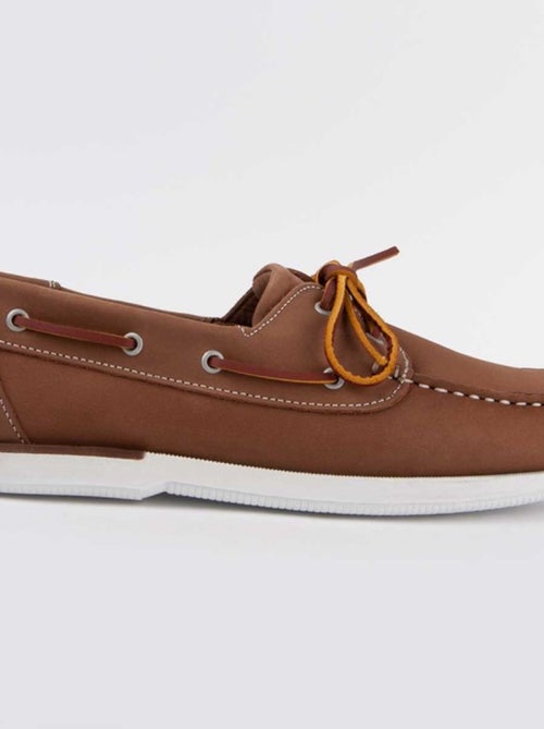 Nautique Cuir Naturel Purapiel - Kiabi Nautique Cuir Naturel Purapiel - Kiabi