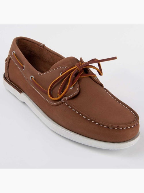 Nautique Cuir Naturel Purapiel - Kiabi Nautique Cuir Naturel Purapiel - Kiabi