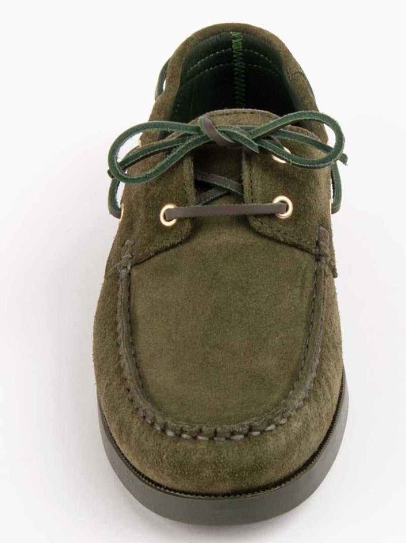 Nautique Cuir Naturel Purapiel Vert - Kiabi