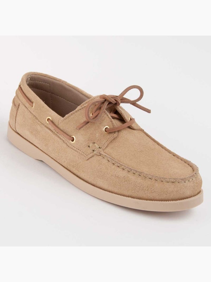 Nautisch Natuurlijk Leer Purapiel Beige - Kiabi