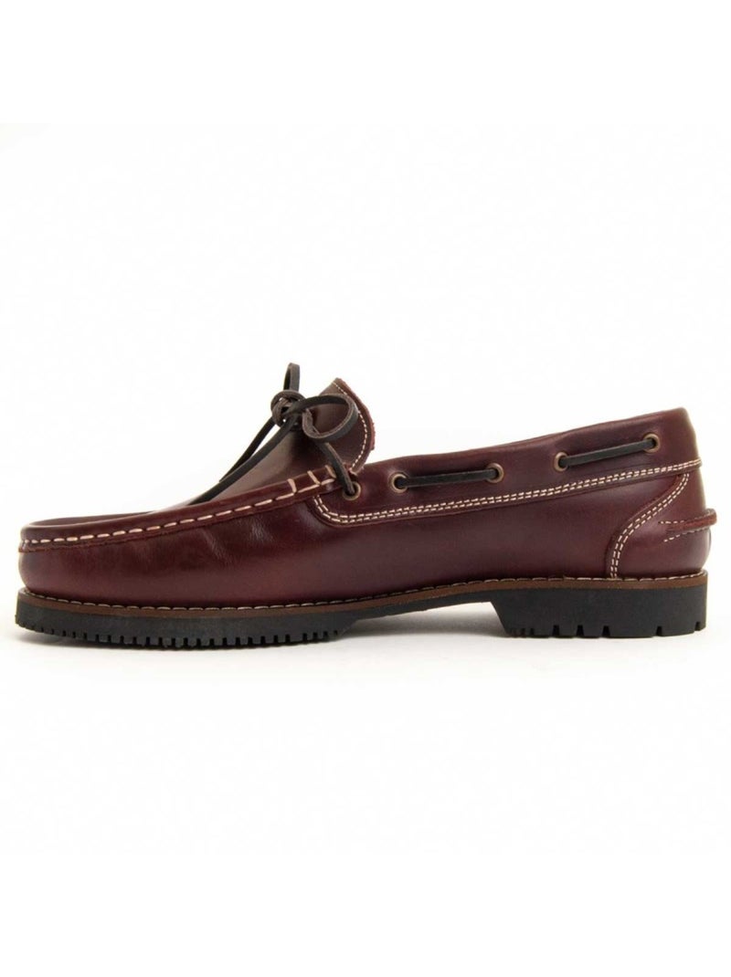 Nautisch Natuurlijk Leer Purapiel Rood - Kiabi