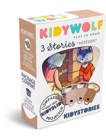 Navulling met verhalen voor kidyslide-lamp | kidywolf