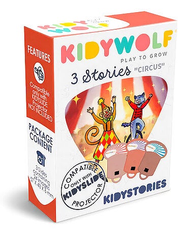 Navulling met verhalen voor kidyslide-lamp | kidywolf