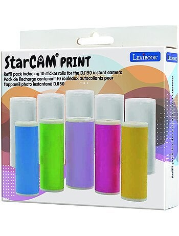 Navulpakket inclusief 10 stickerrollen voor star cam references dj150 en dj160