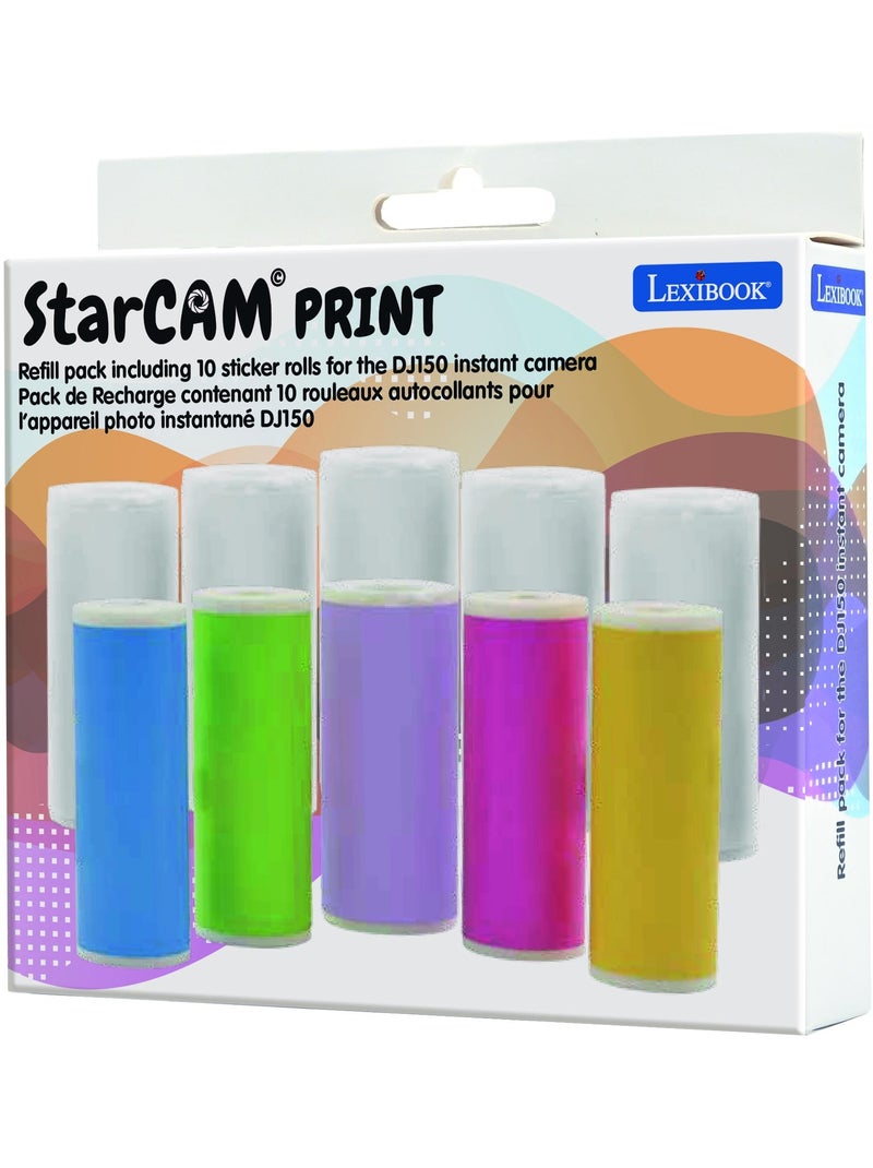 Navulpakket inclusief 10 stickerrollen voor star cam references dj150 en dj160 Wit - Kiabi