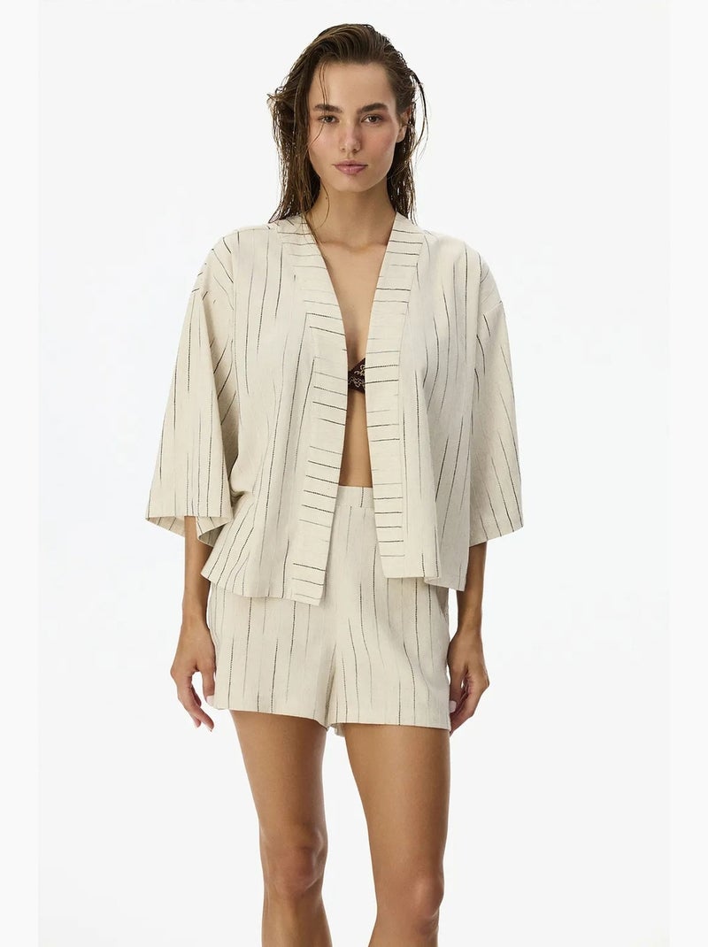 Naya kimono penti Gebroken wit - Kiabi