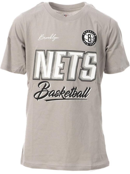 NBA Brooklyn Nets T-shirt voor jongens - Grijs/Wit - Kiabi NBA Brooklyn Nets T-shirt voor jongens - Grijs/Wit - Kiabi