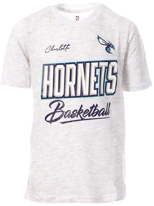 NBA Charlotte Hornets T-shirt voor jongens - Grijs/Paars/Blauw - Kiabi NBA Charlotte Hornets T-shirt voor jongens - Grijs/Paars/Blauw - Kiabi