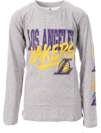 Phoenix suns nba t-shirt lange mouwen grijs jongens get busy