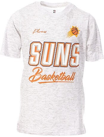 Nba phoenix suns t-shirt voor jongens - grijs/oranje