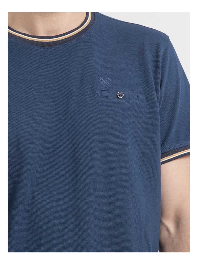 Necamix t-shirt met ronde hals van puur katoen Blauw - Kiabi