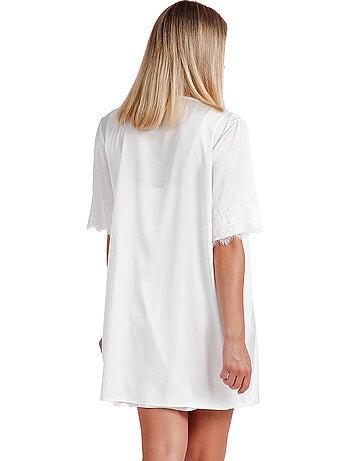 Negligé met slipe mouwen romantic wedding