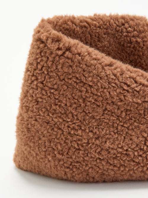 Nekwarmer met schapenvachteffect - Kiabi