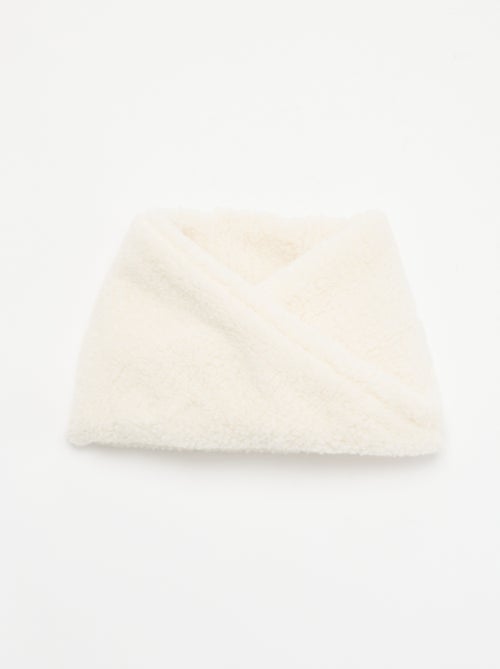Nekwarmer met schapenvachteffect - Kiabi