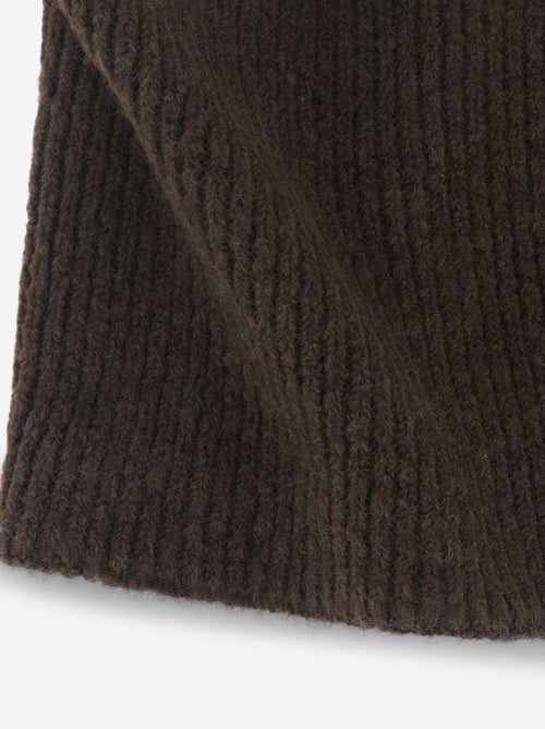 Nekwarmer van geribd breisel - Kiabi