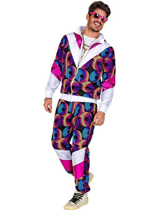 Neon jaren 80 disco trainingspak kostuum - Kiabi