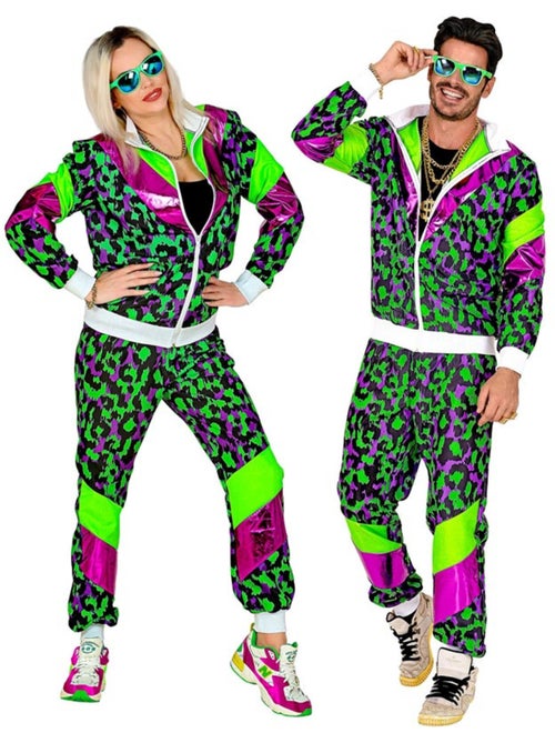 Neon jaren 80 trainingspak met dierenprint - Kiabi