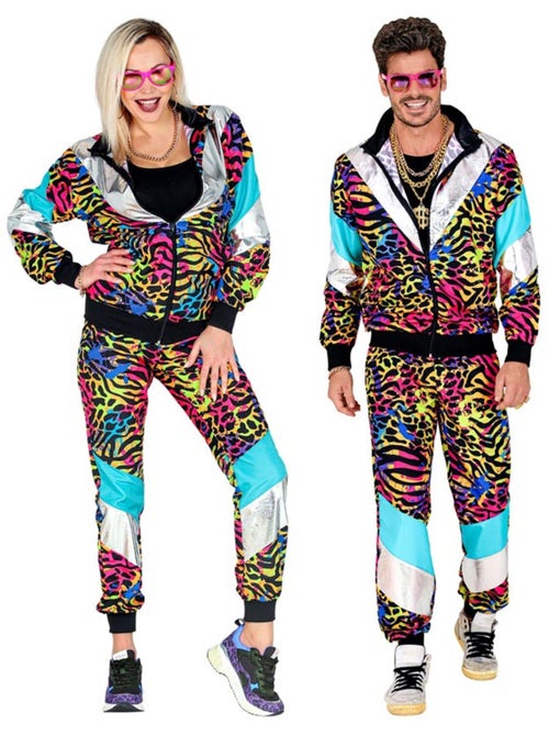 Neon jaren 80 trainingspak met dierenprint - Kiabi