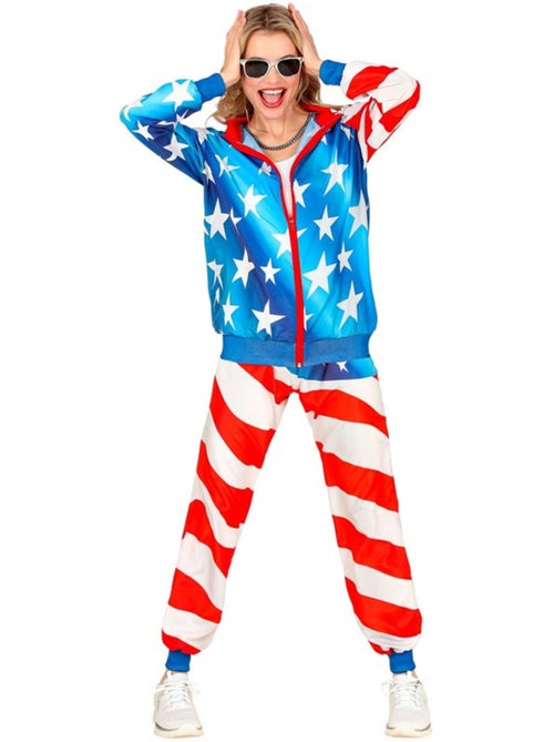 Neon Party Fashion USA Trainingspak Kostuum - Kiabi