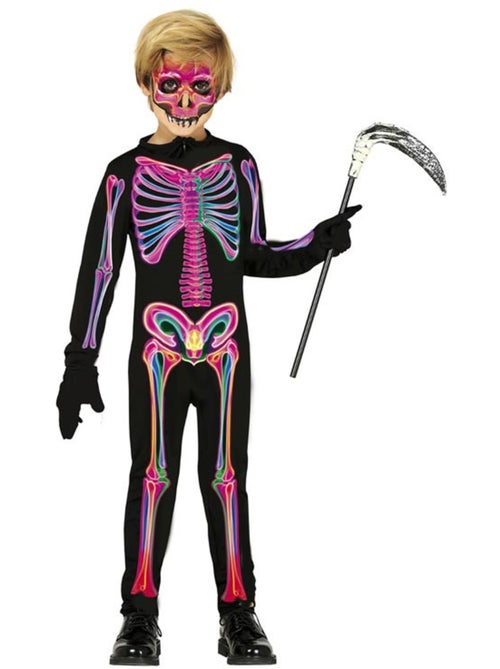Neon skeletkostuum - Kiabi