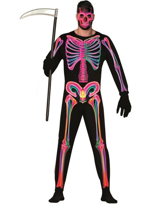 Neon skeletkostuum - Kiabi