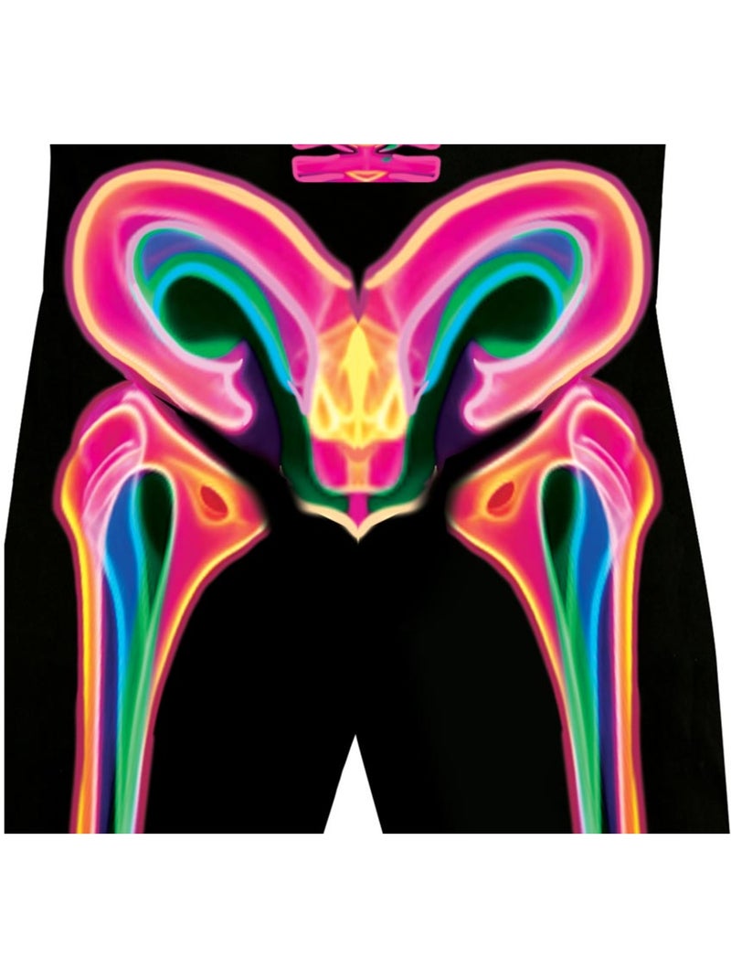 Neon skeletkostuum Multicolor - Kiabi
