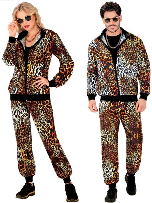 Neon trainingspak met luipaardprint - Kiabi