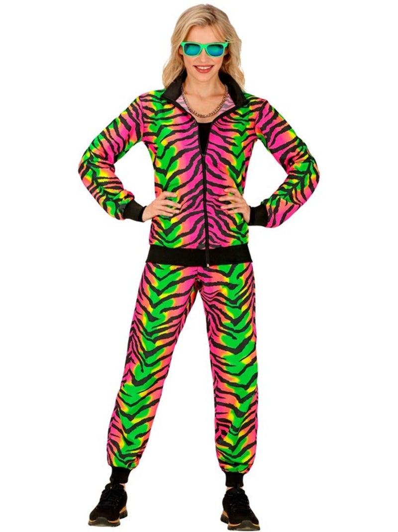 Neon trainingspak met tijgerprint Multicolor - Kiabi