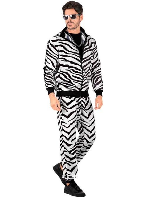 Neon Zebra Feestmode Trainingspak Kostuum - Kiabi
