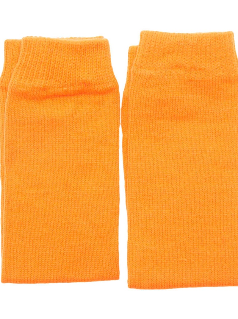 Neonkleurige beenwarmers oranje - Kiabi