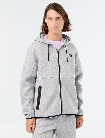 Neopreen-achtige hoodie