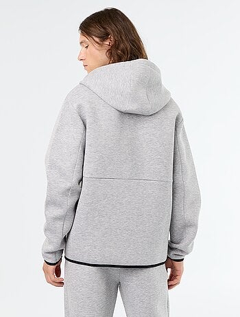 Neopreen-achtige hoodie