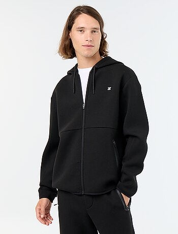 Neopreen-achtige hoodie